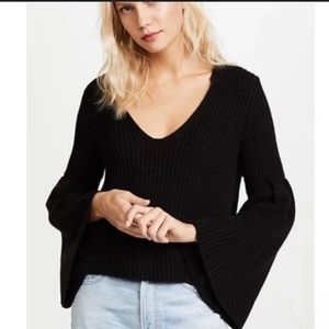 Free People Bell Sleeve Sweater